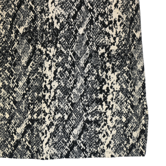 Alexandra Oak Dress Womens Medium Gray Ombre Snake Sheath Stretch Boho Slinky - Picture 5 of 7